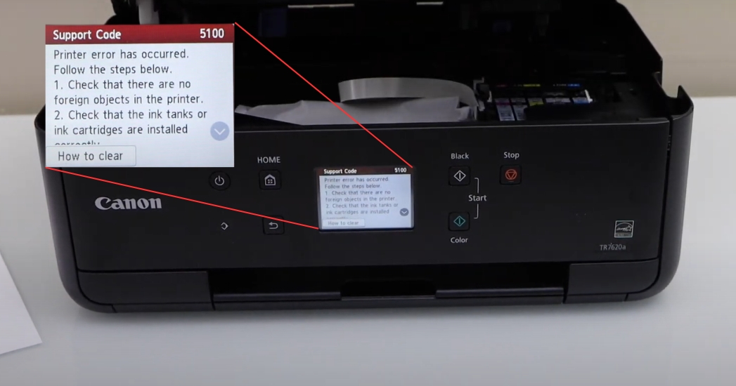 Understanding Canon Printer Error 5100